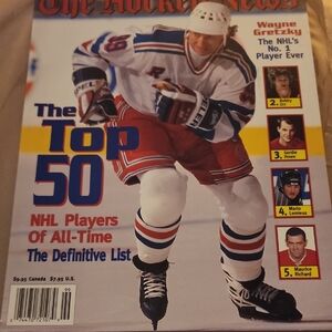 Hockey News Magazine with Iconic Cover
